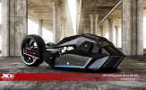 Độc lạ với siêu mô tô BMW Titan concept có khả năng chống đạn
