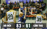 Thể hình áp đảo,  Hà Nội chiến thắng dễ dàng trước Cần Thơ