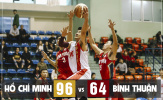 Thắng áp đảo Bình Thuận, Tp. Hồ Chí Minh chắc tay huy chương vàng