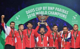 Djokovic chúc mừng chiến tích của Croatia ở Davis Cup