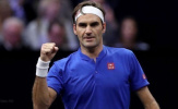 Federer sánh ngang kỷ lục của hai huyền thoại quần vợt