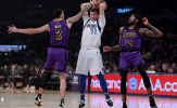 Luka Doncic có block LeBron James bao nhiêu lần đi nữa, Lakers vẫn thắng dễ dàng Dallas