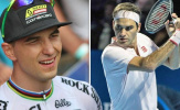 Federer bất ngờ bị 'soán ngôi' bởi VĐV xe đạp