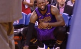 LeBron James dính chấn thương và phải rời sân, Lakers liệu có thể thắng Warriors ?
