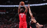Chùm ảnh: Mạch trận thăng hoa của Houston Rockets bị chặn đứng bởi Portland Trail Blazers
