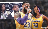 Xuất hiện bất ngờ đằng sau LeBron James, cô gái bí ẩn gây 'náo loạn' mạng xã hội