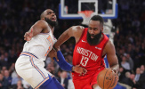 Chùm ảnh: James Harden lập kỷ lục cá nhân trong ngày hủy diệt Knicks