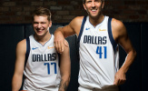 Luka Doncic kết hợp cùng Dirk Nowitzki tham gia cuộc thi úp rổ All-Star 2019
