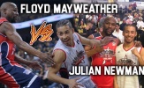 Không trở lại sàn đấu với Pacquiao, Mayweather so tài với SAO bóng rổ
