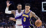 Kyle Kuzma rực rỡ ngày Lakers thua thảm 76ers