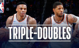 “Cặp đôi hoàn hảo” Paul George và Russell Westbrook lập kỷ lục mới tại NBA