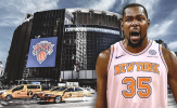 New York Knicks sử dụng ảnh của Kevin Durant trên vé mùa năm sau