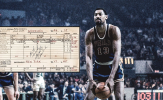 Bảng thống kê trận Wilt Chamberlain ghi 100 điểm được bán đấu giá tiền tỷ