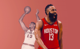 James Harden tái lập chuỗi 30 điểm của Wilt Chamberlain