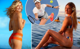 Nóng hừng hực với bộ ảnh cởi gần hết của mỹ nhân quần vợt Bouchard