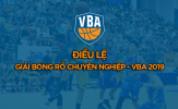 Tóm tắt điều lệ giải bóng rổ chuyên nghiệp Việt Nam - VBA 2019