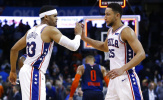 Tobias Harris và Ben Simmons khuất phục “Thần sấm” ngay tại Chesapeake Energy Arena