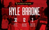 Kyle Barone bùng nổ, Saigon Heat vẫn gục ngã trước Malaysia Dragons