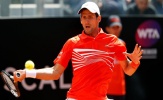Djokovic ngược dòng kịch tính tại tứ kết Rome Masters