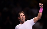 ATP Finals 2019: Ngược dòng kịch tính ở set 3, Nadal nuôi hy vọng đi tiếp