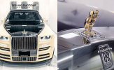 Cú vàng nạm kim cương đá cặp cực phẩm Rolls-Royce Phantom của Drake