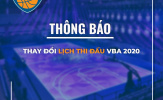 Chính thức! Vì Corona, BTC VBA tiến hành điều chỉnh lịch thi đấu