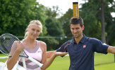 Sharapova và Djokovic từng thách đấu cho bữa ăn tối