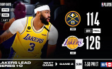 Kết quả NBA 19/9: 'AD' lên tiếng, Lakers đè bẹp Nuggets 