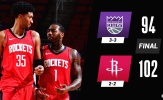 Kết quả NBA 3/1: 76ers độc chiếm ngôi đầu, Rockets nối tiếp niềm vui