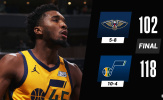 Kết quả NBA 20/1: Nuggets tìm thấy niềm vui, Jazz băng băng bước tiến