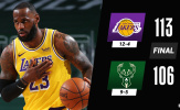 Kết quả NBA 22/1: Lakers tìm lại niềm vui, Jazz tạo thế chân vạc
