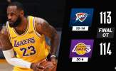 Kết quả NBA 11/2: Vất vả Lakers, Bucks lại gục ngã