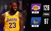 Kết quả NBA 16/3: Lakers thăng hoa, miền Đông kịch tính
