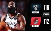 Kết quả NBA 24/3: Lakers lại thua, Nets-76ers so kè quyết liệt
