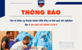 Chính thức! Rõ kết quả xét nghiệm Covid-19 của các nhân sự tại VBA 2021