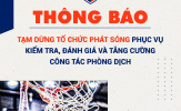 Chính thức! BTC VBA 2021 thông báo tạm dừng phát sóng các trận đấu