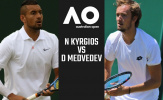 Medvedev gặp Kyrgios tại vòng 2 Australian Open