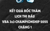 Chính thức! BTC công bố kết quả bốc thăm và lịch thi đấu VBA 3x3 2022