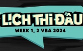 Lịch thi đấu tuần 1+2 VBA 2024: Tái hiện trận chung kết
