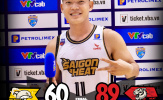 Kết quả VBA 2024 Game 1: Saigon Heat ra quân thắng lợi