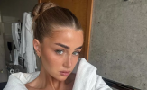 Georgia Steel gây tranh cãi vì váy ren 'trắng' tại đám cưới của Dani Dyer và Jarrod Bowen
