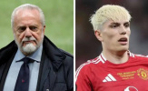 Chủ tịch Napoli bất ngờ nhắc đến Garnacho trong tin đồn chuyển nhượng