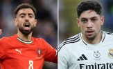 Valverde và Fernandes dẫn đầu danh sách cầu thủ 'cày ải' mùa 2024/25