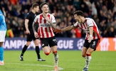 Napoli tan vỡ trước sức tấn công như vũ bão của PSV