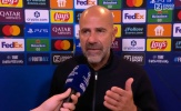 Peter Bosz tự hào sau chiến thắng 6-2 của PSV trước Napoli