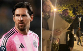 Messi bất ngờ xuất hiện trong khoảnh khắc lãng mạn của một cặp đôi tại Barcelona