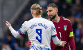 Haaland bùng nổ, Donnarumma phải can ngăn trước cú đúp vào lưới Italia