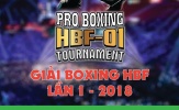 Giải Boxing HBF lần 1 – 2018 chính thức mở bán vé