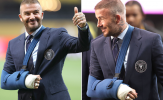 David Beckham xuất hiện với tay bó bột tại Club World Cup
