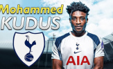 Tottenham chi 55 triệu bảng mua Mohammed Kudus với hy vọng tái khẳng định tài năng